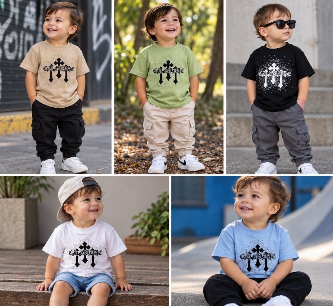 Remera Stras Doble Estampa Peinada - Imagen 4