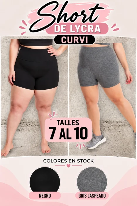 Short de Lycra Curvi