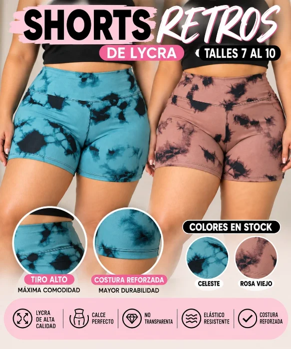 Short de Lycra Retro