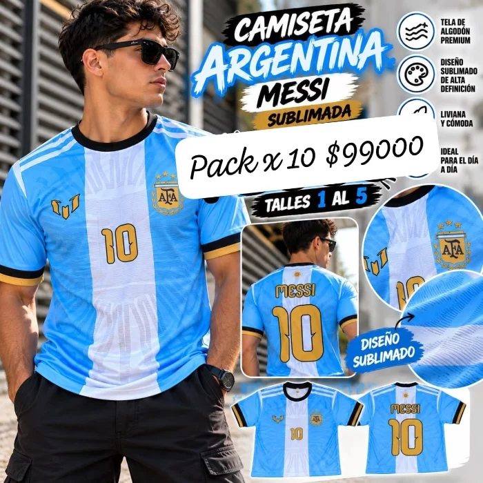 Camiseta Desp. Messi Sublimada
