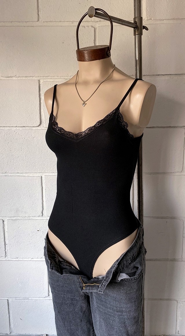 Body Musculosa Puntilla Morley Tiras - Imagen 2