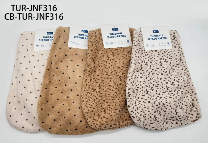Turbante de Animal Print y Puntitos 
secado Rápido 
por Mayor $3500