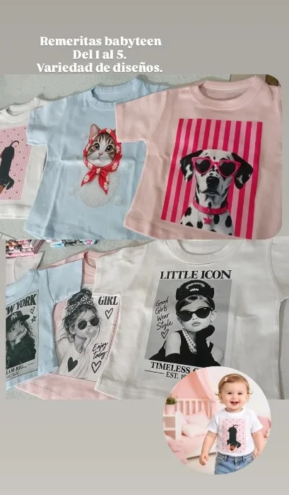 Remeras Babytee