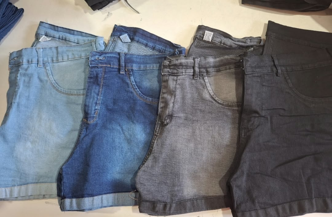 Shorts (talles Especiales) las Locas Elastizados Jeans - Imagen 3
