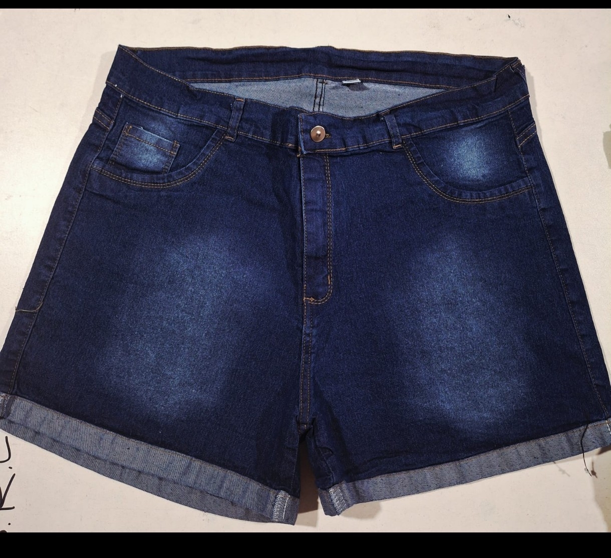 Shorts (talles Especiales) las Locas Elastizados Jeans - Imagen 4