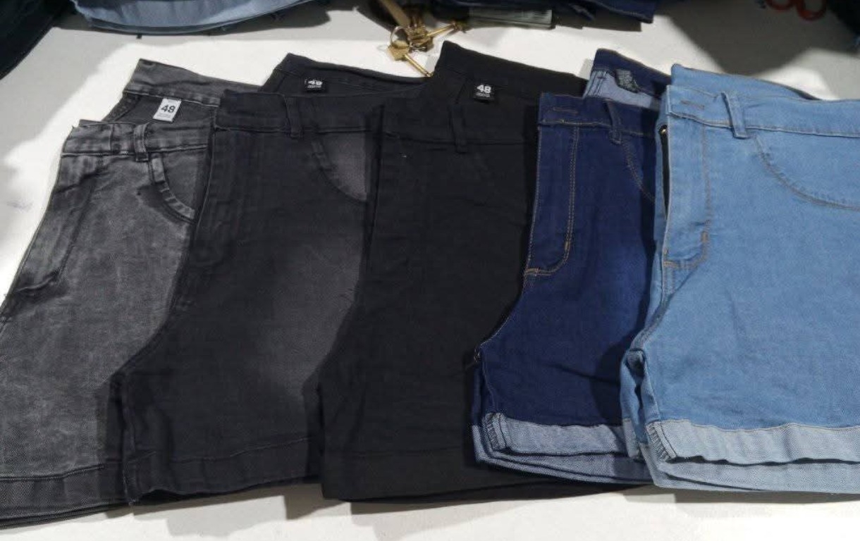 Shorts (talles Especiales) las Locas Elastizados Jeans - Imagen 5