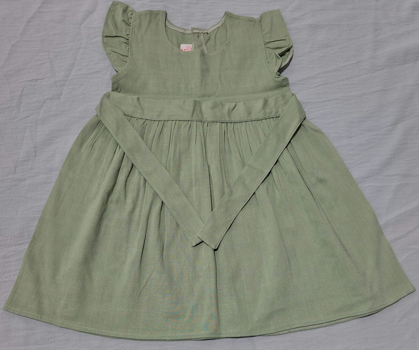 Vestido de Lino Bebé - Imagen 2