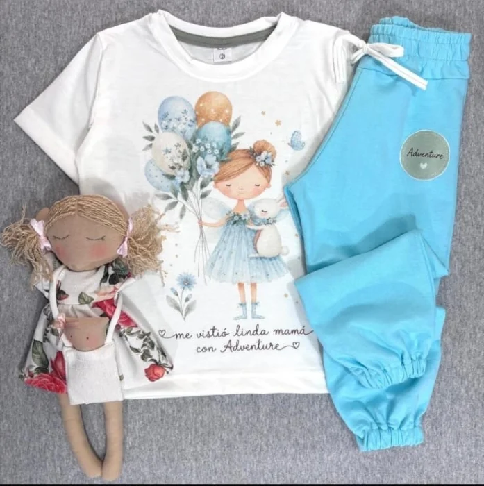 Conjuntos Nena Adorable Remera