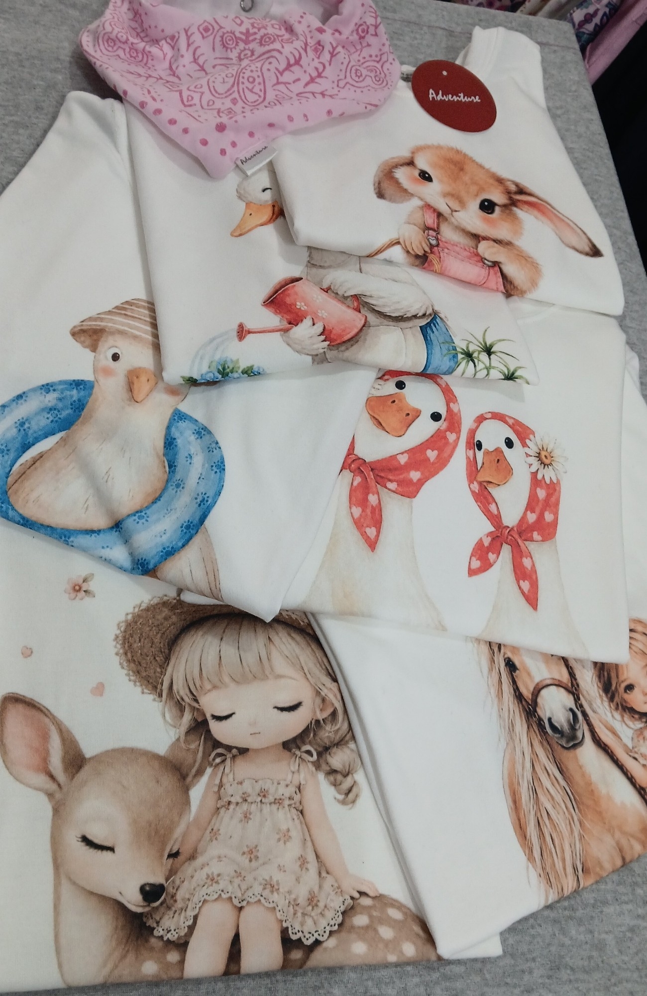 Conjuntos Nena Adorable Remera - Imagen 2
