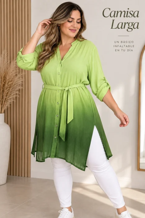 Camisa Larga Aurora
