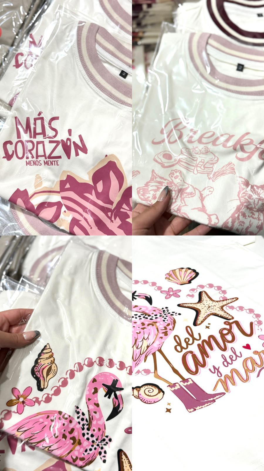 Remeras Cuello Tejido - Imagen 3
