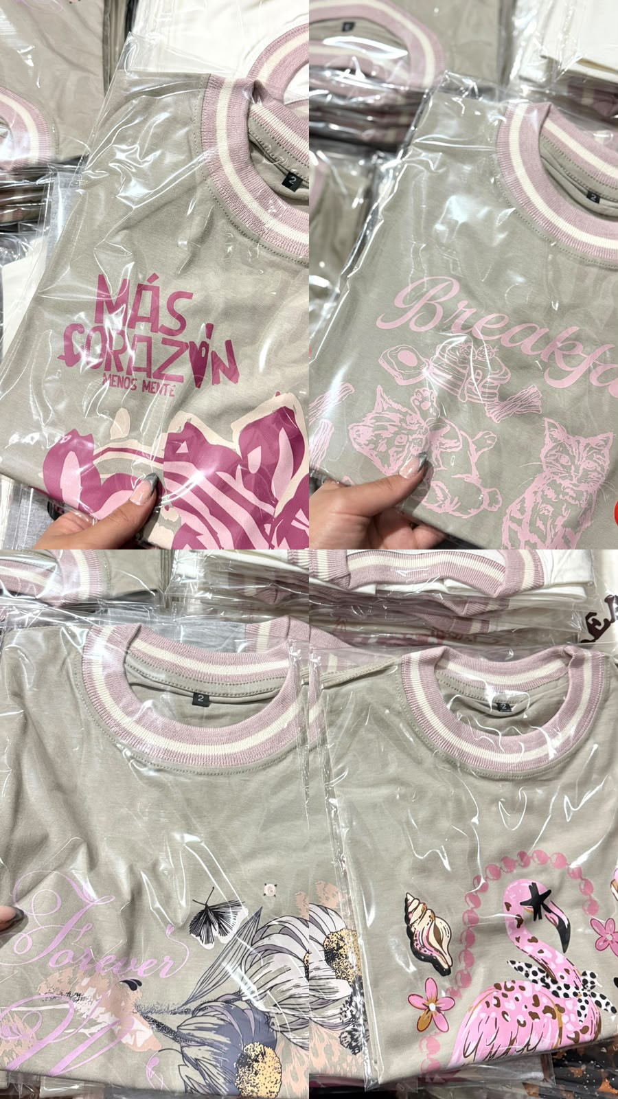 Remeras Cuello Tejido - Imagen 4