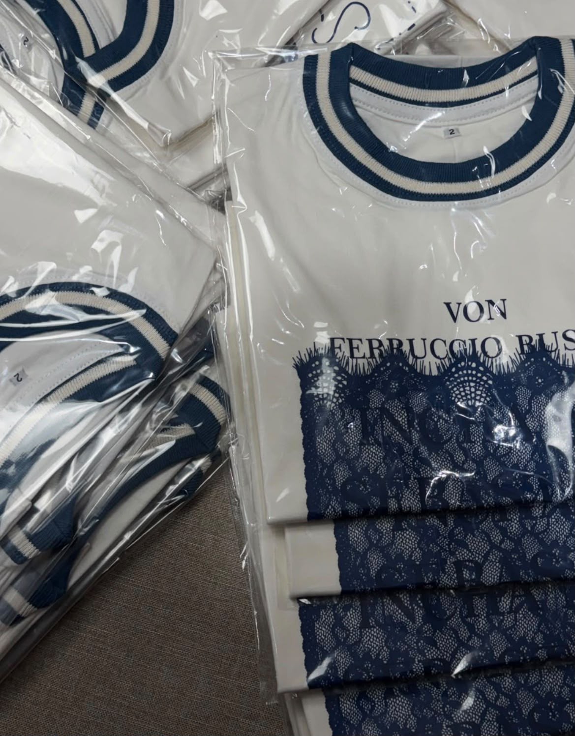 Remeras Cuello Tejido - Imagen 6
