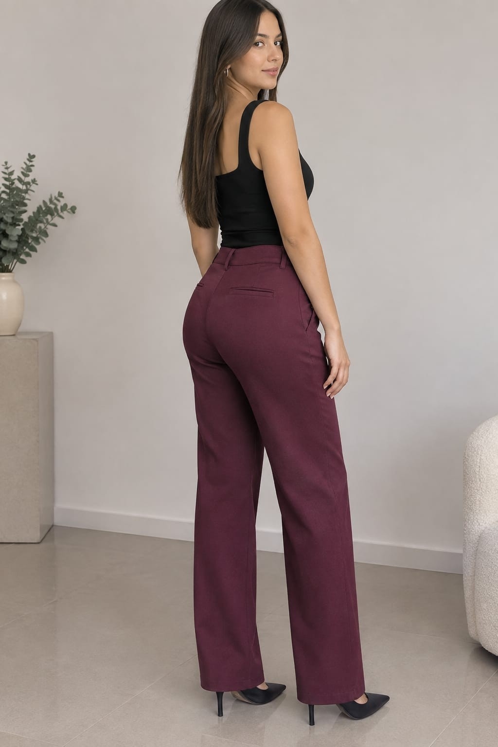 Pantalones Rectos de Sastrero - Imagen 2