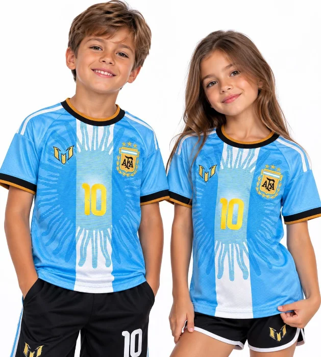 Camiseta Titular Niño,despedida de Messi #10.