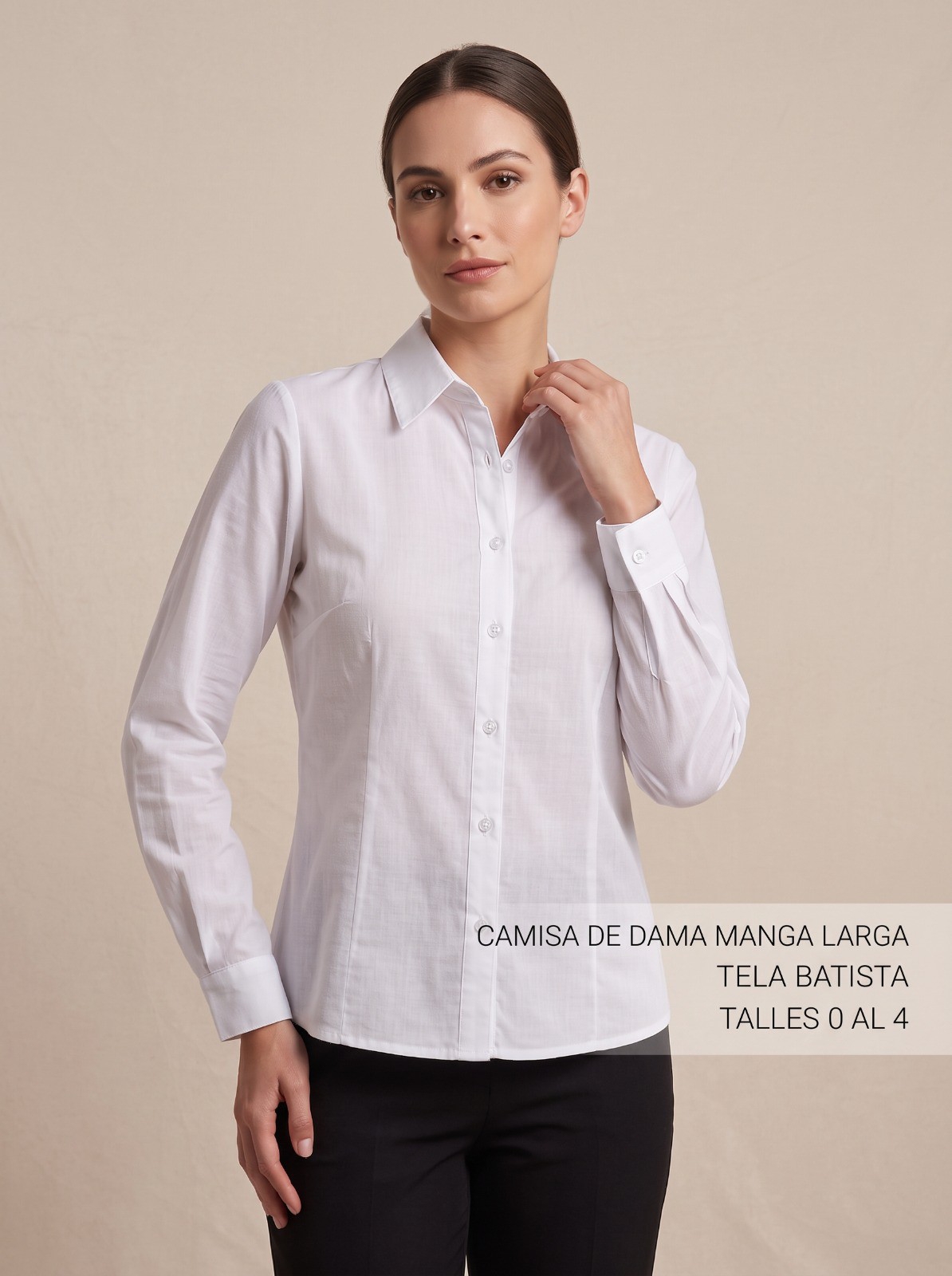 Camisa Blanca Escolar Mujer - Imagen 2
