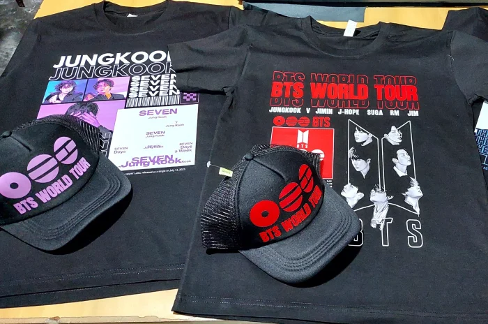 Combo Remeras Algodon Peinado Más Gorra Bts