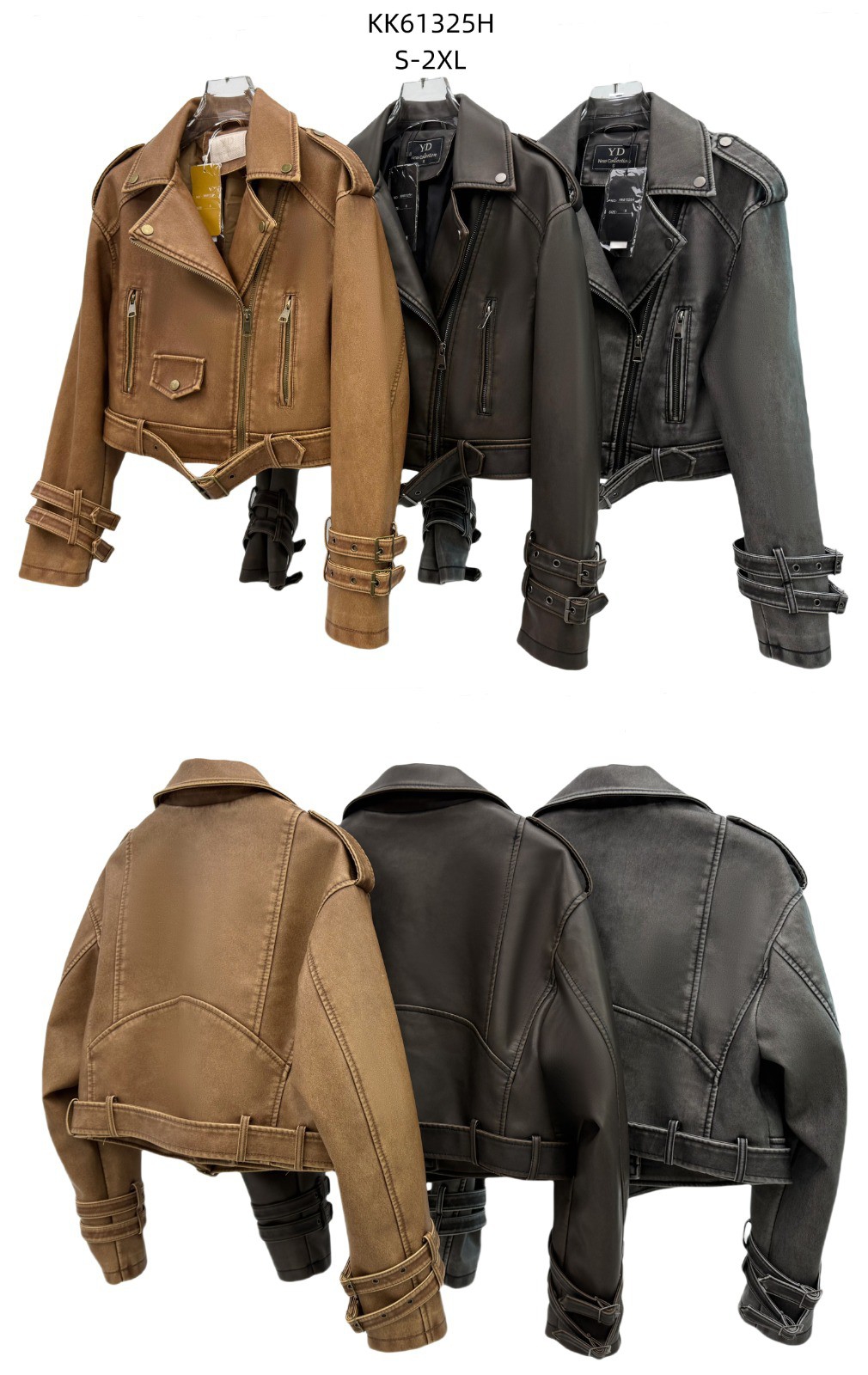 Campera Ecocuero Vintage - Imagen 3