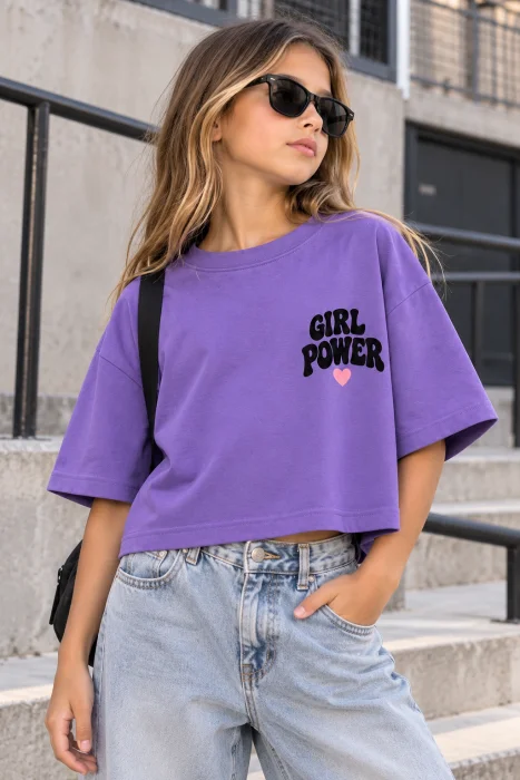 Crop Estampado Girl | 4 al 16