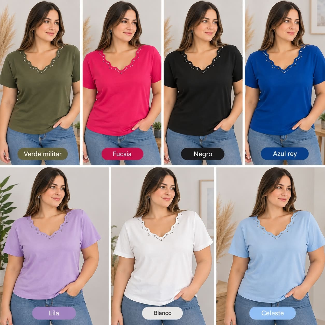 Remera Tipo Importada con Detalle - Imagen 3