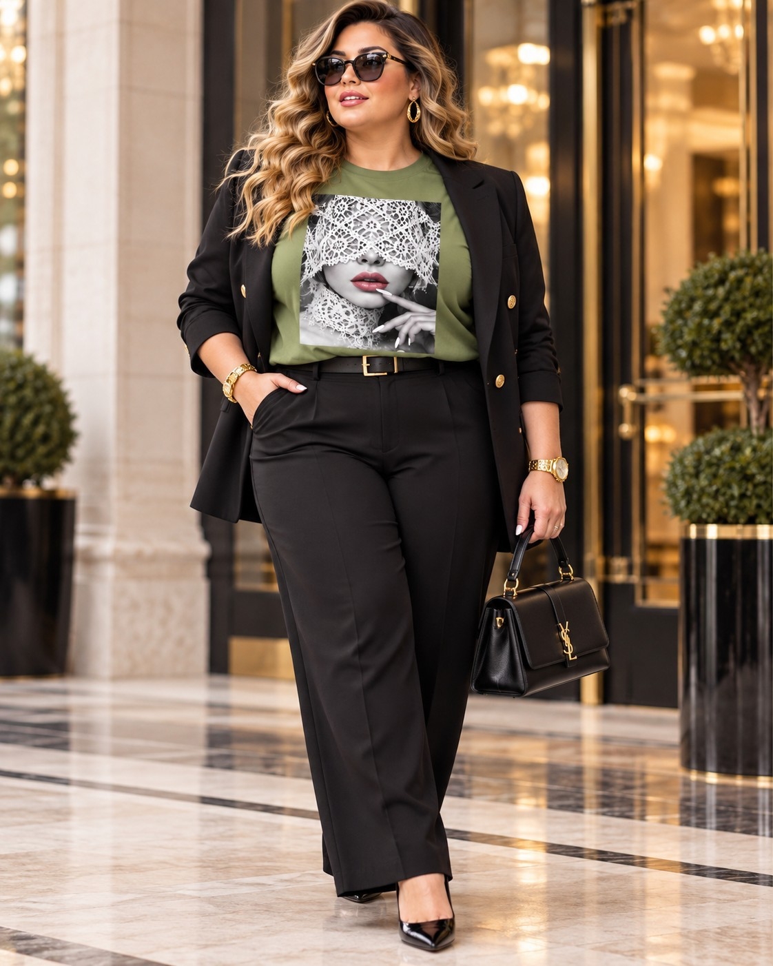 Remera Estampada Plus Size - Imagen 8