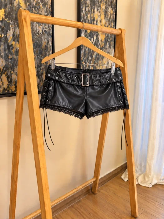 Short de Eco Cuero Grey