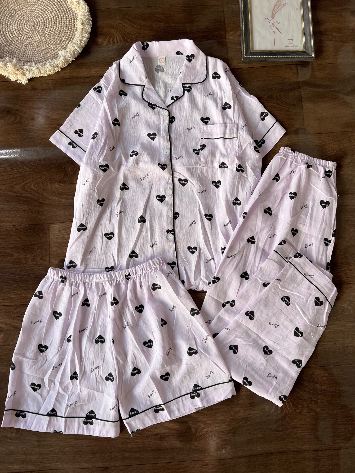 Pijama Camisero 3 Piezas - Imagen 3