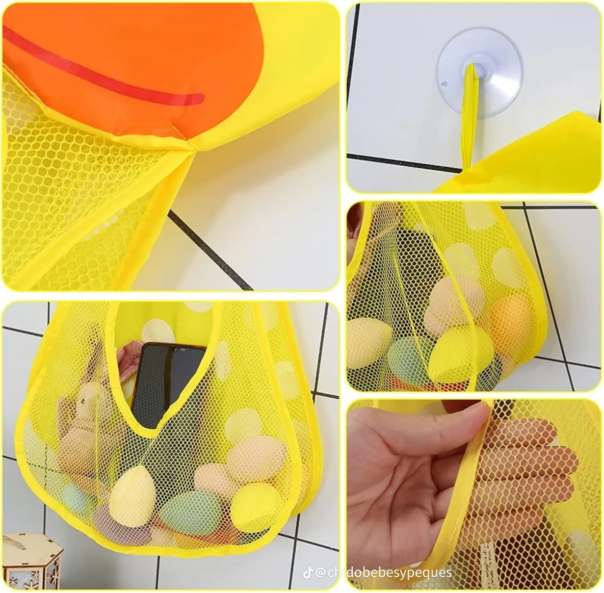Guarda Juguetes de Bañera con Sopapa - Imagen 2