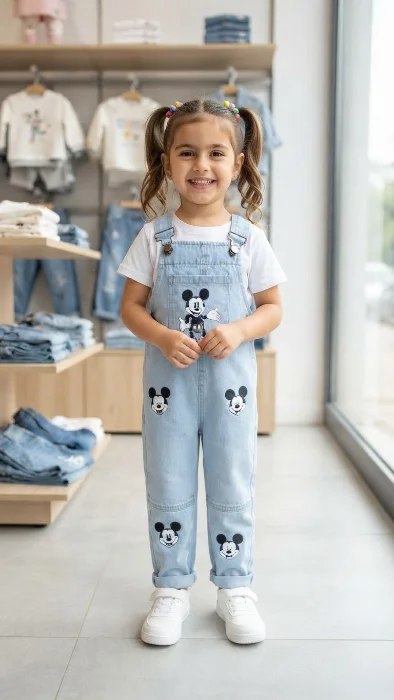Jardinero Bebé  de Jeans Mickey