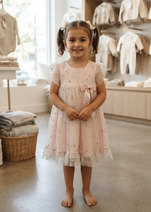 Vestido Moño y Lurex