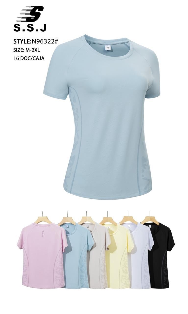 Remeras Deportivas Dama T.comun Ssj Cod:n96322 - Imagen 1