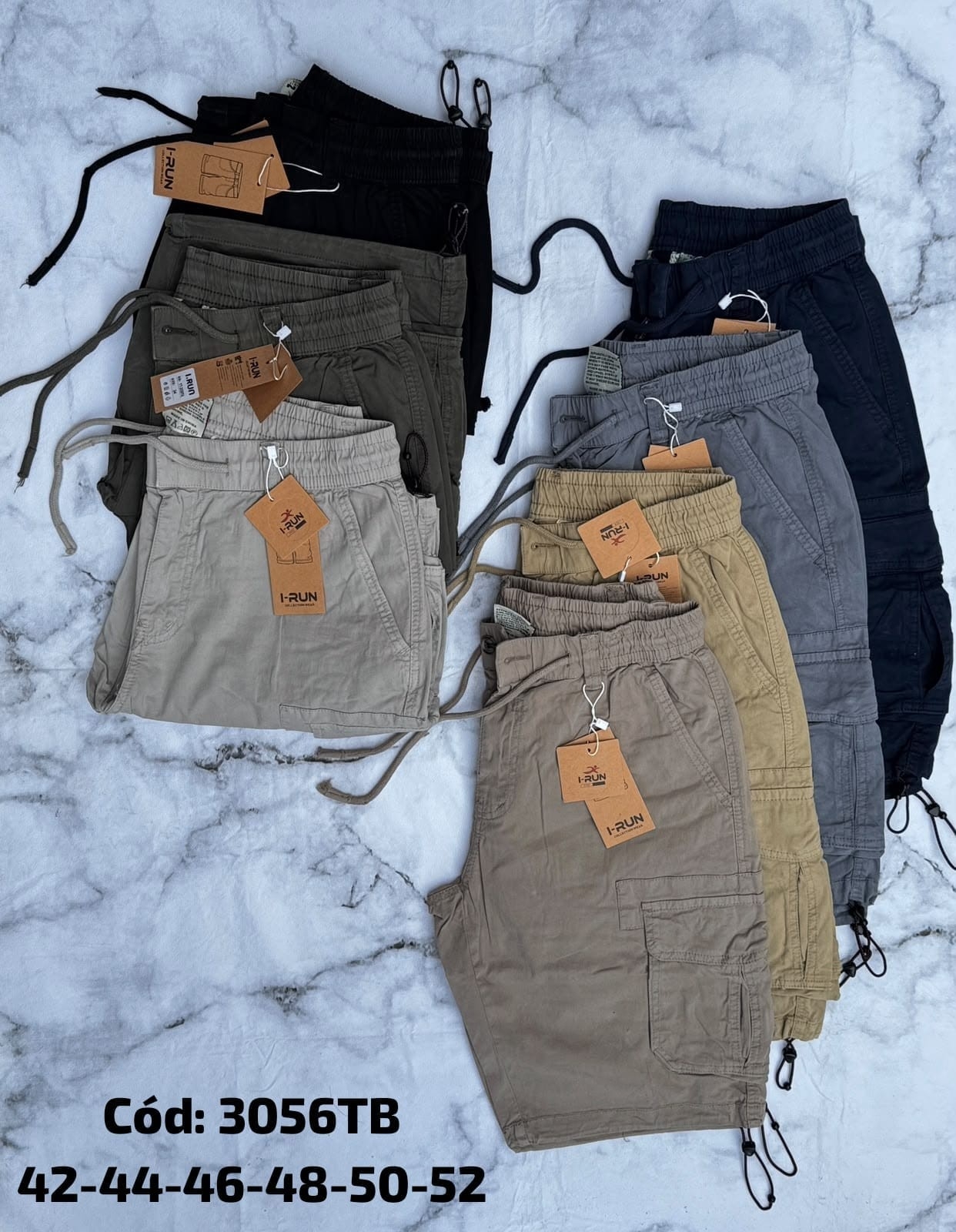 Bermuda Cargo Jogger Irun Cod:yt3056tb - Imagen 2