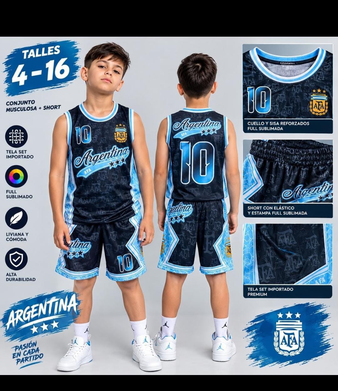 Conjunto Potrero Nene Musculosa y Shorts - Imagen 6