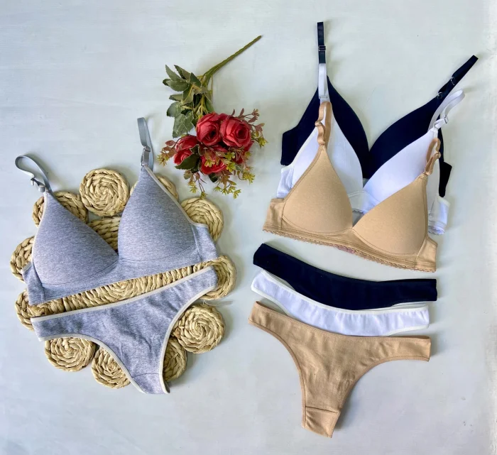 Conjunto de Algodón C/base