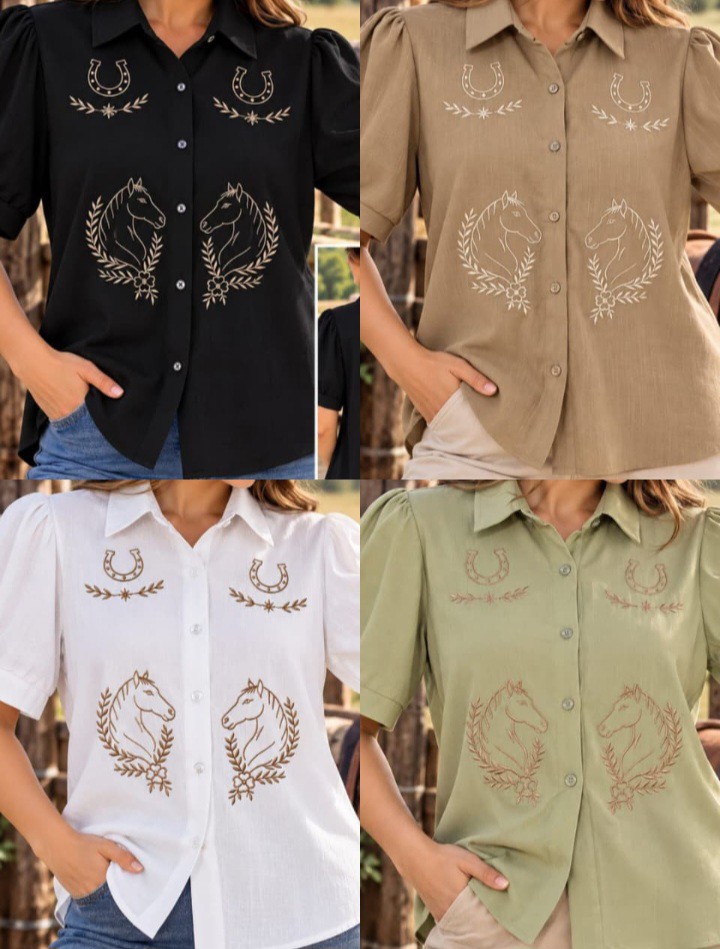 Camisas de Mujer Bordada - Imagen 3