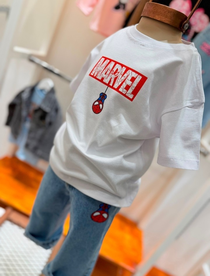 Remera Marvel (doble Estampado) - Imagen 2
