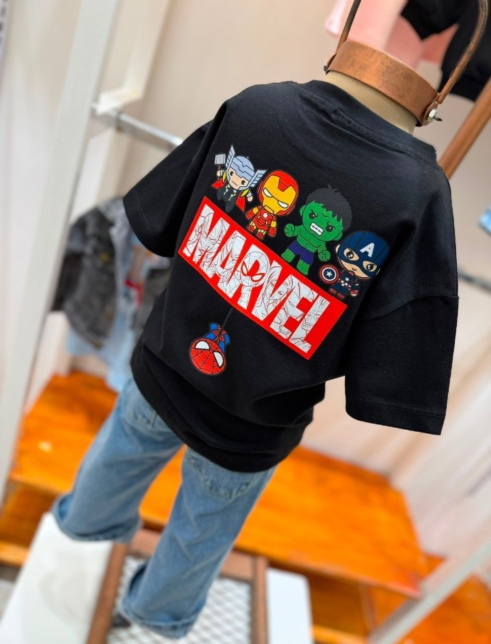 Remera Marvel (doble Estampado) - Imagen 3