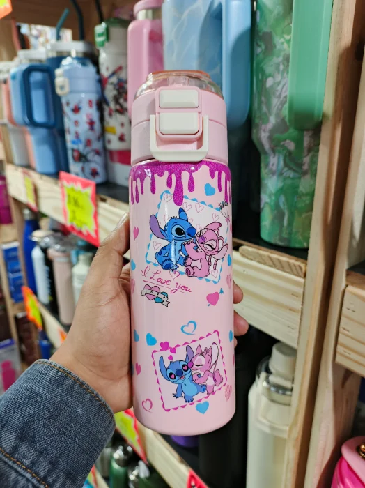 Botella Stitch Rosa