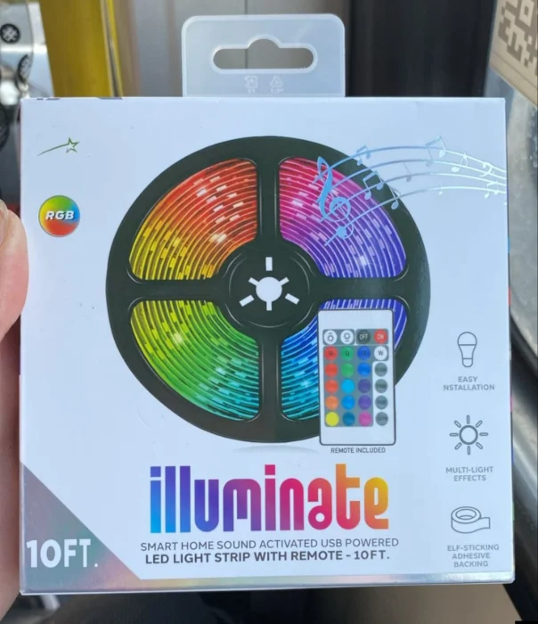 Tira Led con Usb 7 Colores 2m