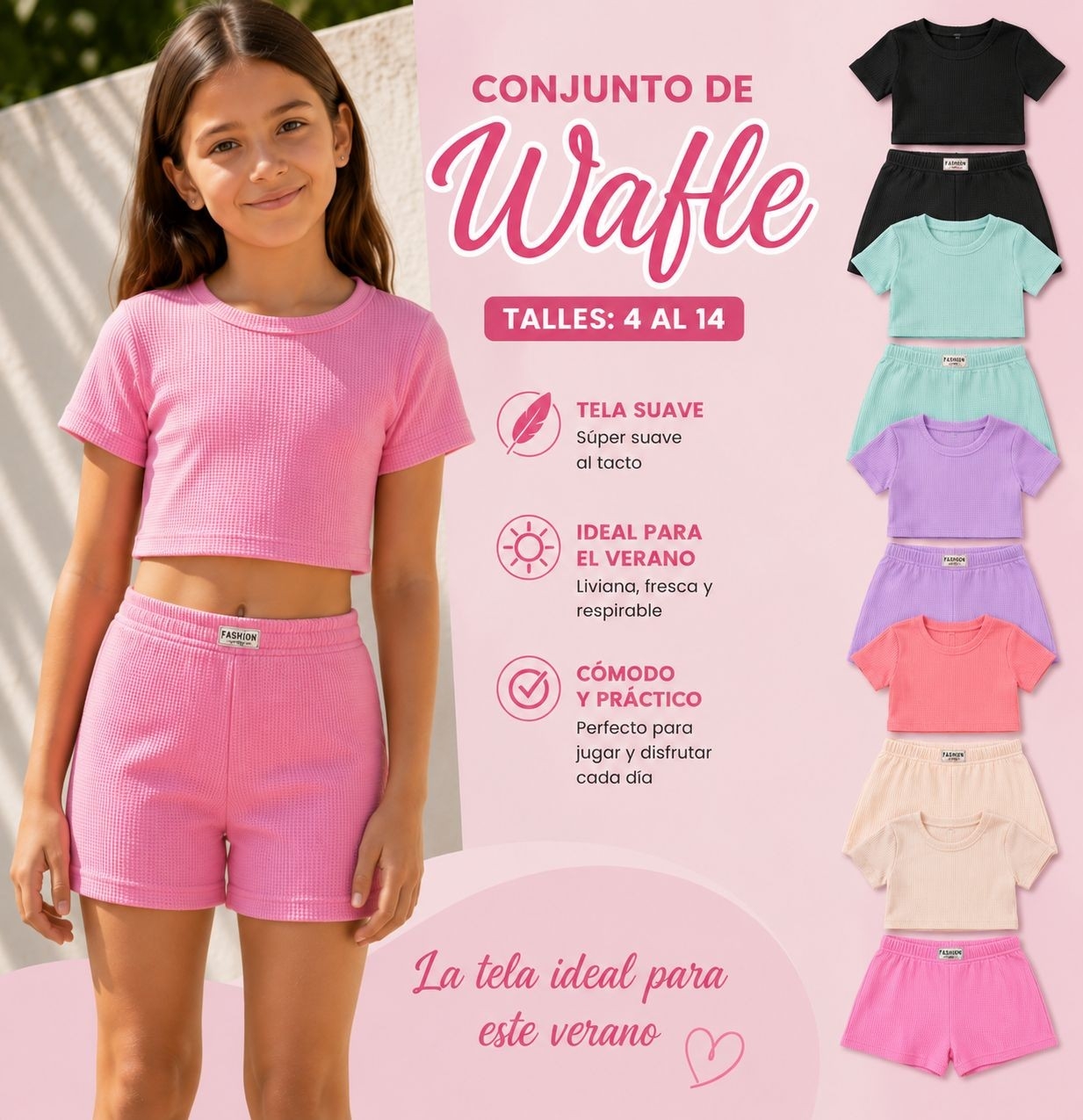Conjunto Wafle Nena - Imagen 2
