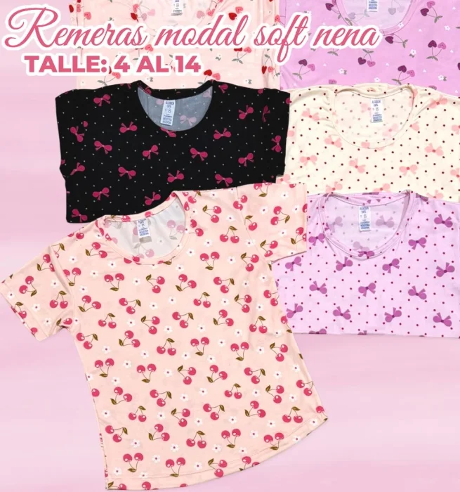 Remera Modal Soft Nena