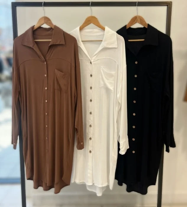Camisero Lino Manga Larga