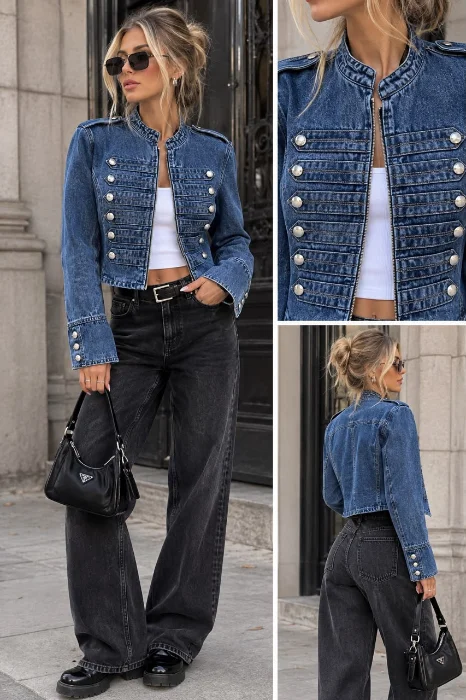Campera Jeans Napoleon