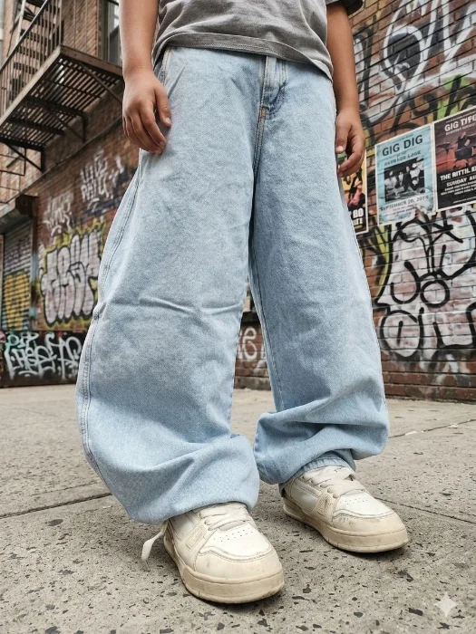 Jeans Balloon Fit de Niño Art Iceberg