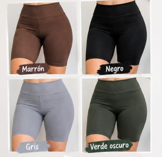 Bikers de Mujer Lisos Lycra - Imagen 2