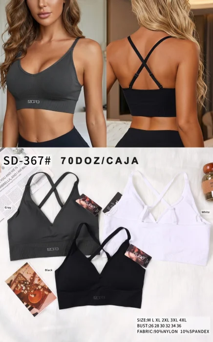 Tops con Taza Desmontable Calidad Premium