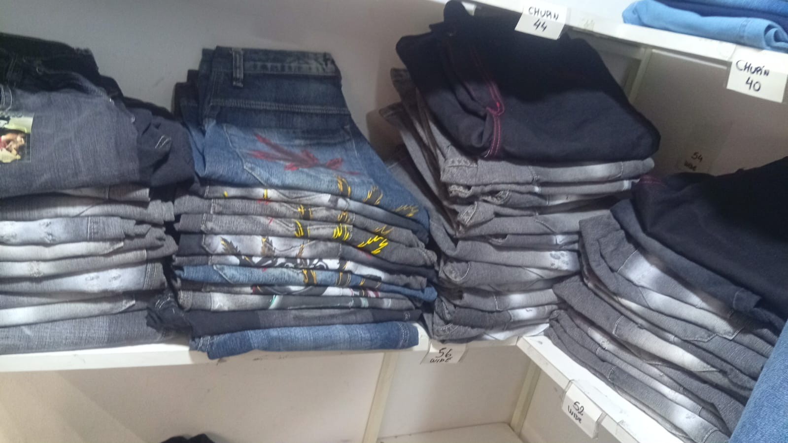 Bermuda Baggy Estampado Unisex Pantalón Corto Ancho Hombre Juvenil Diseño Jean Denim - Imagen 7