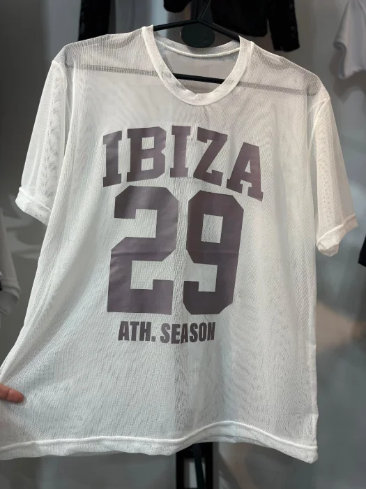 Remera Total Tul Cuello Redondo 88 Ibiza