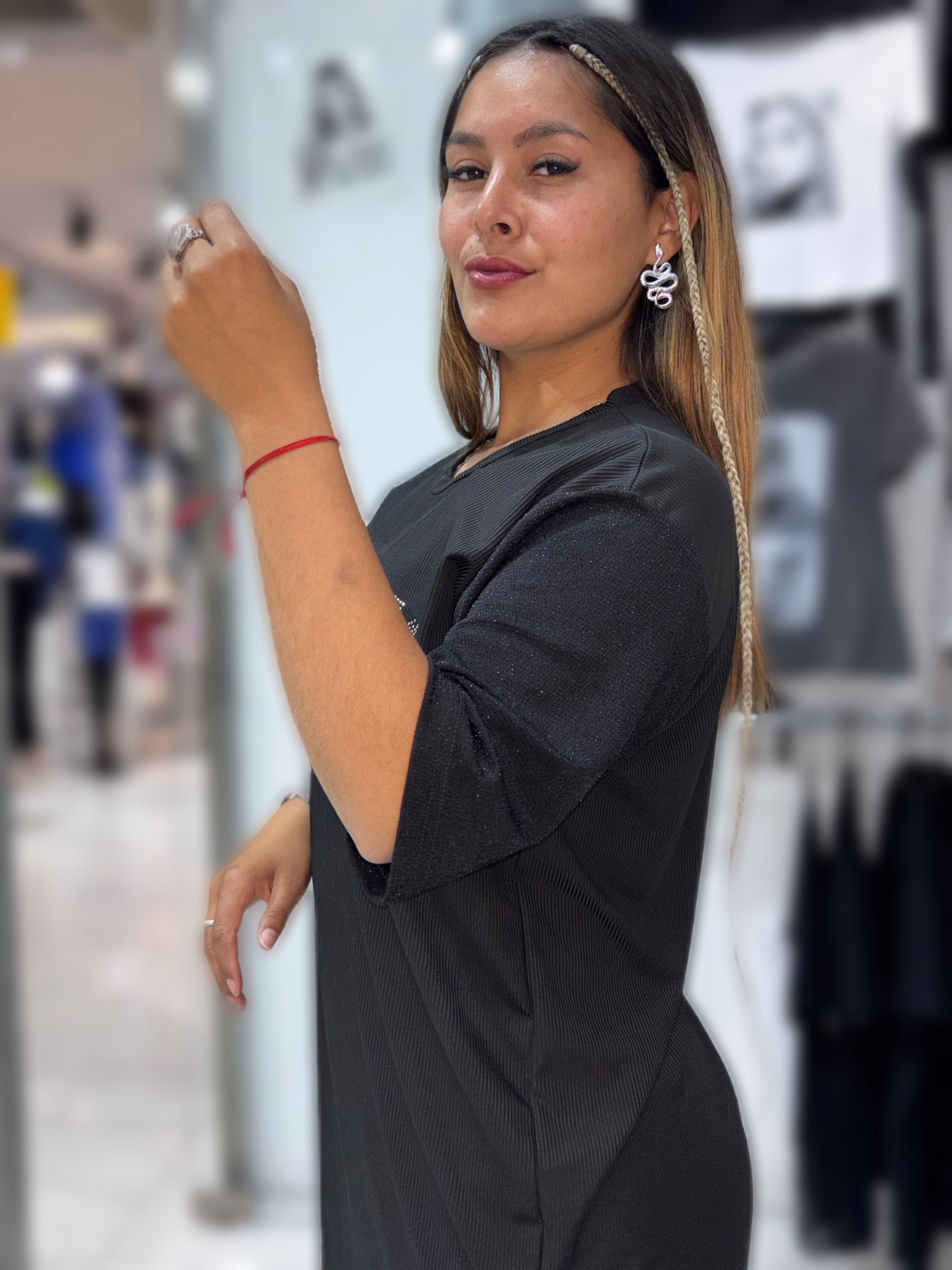 Remeron con Strass y Mangas de Tul con Brillo Ny - Imagen 3