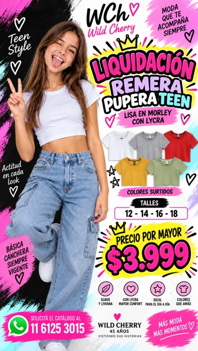 Remera Corta